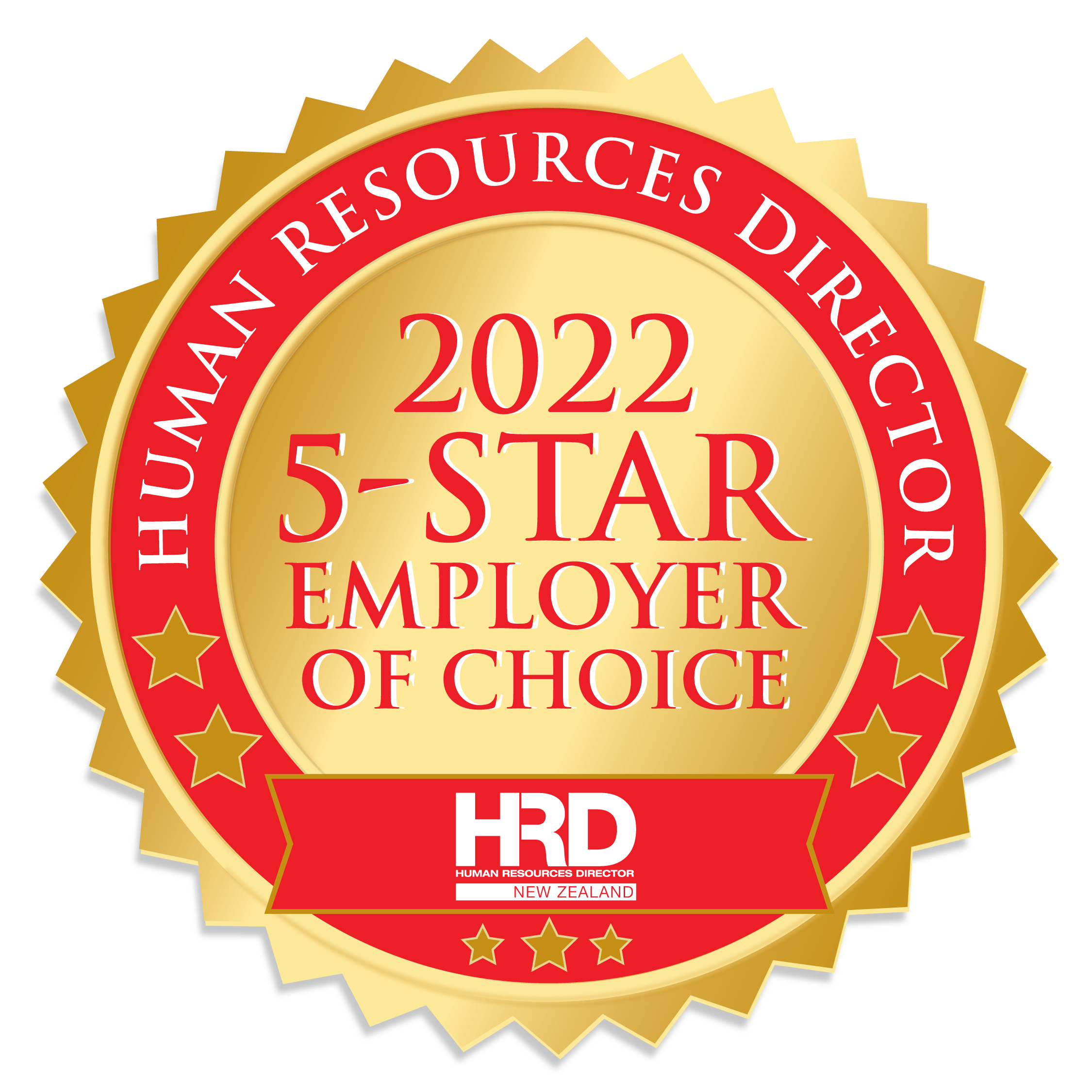 HRD NZ 5-Star Employer of Choice 2022