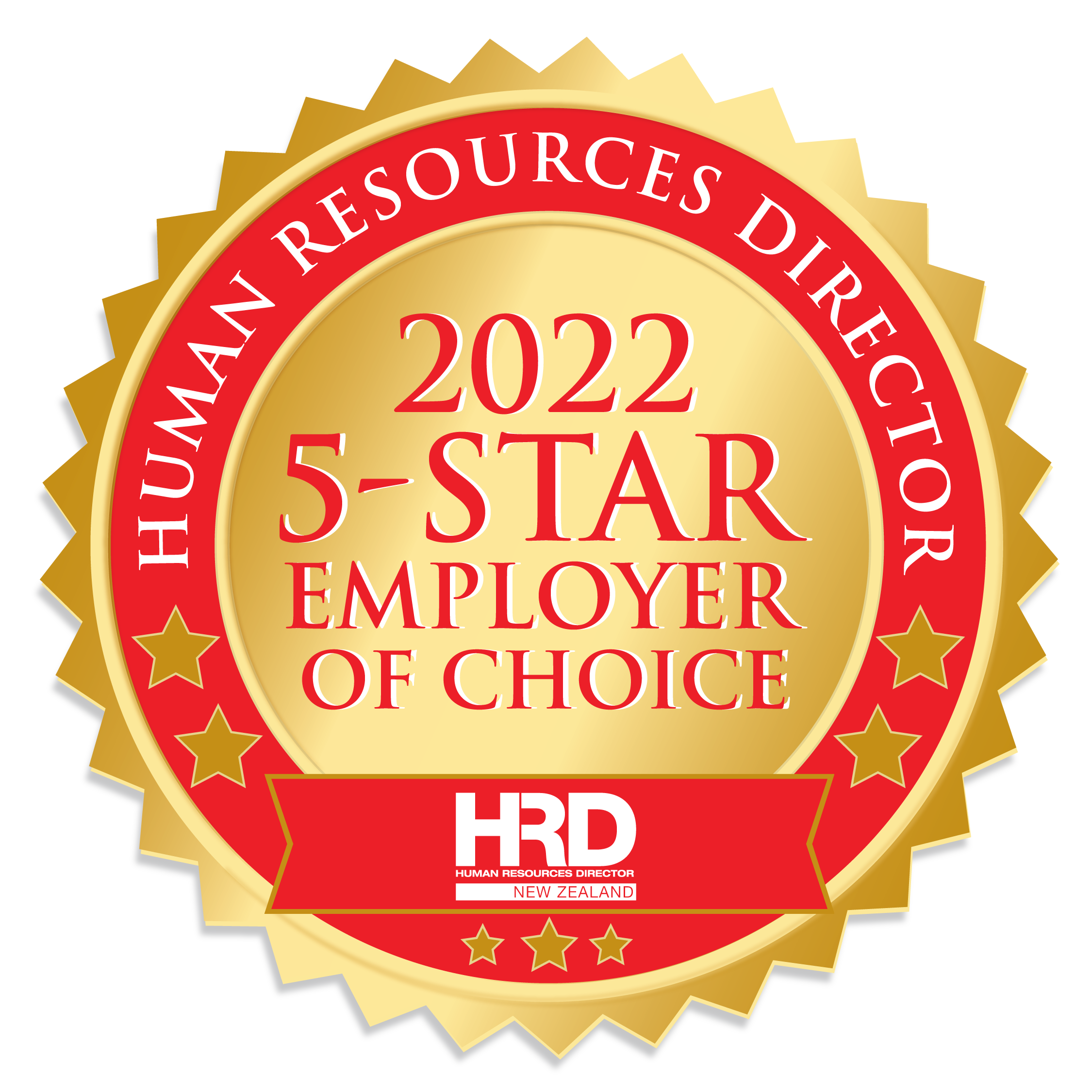 HRD NZ 5-Star Employer of Choice 2022